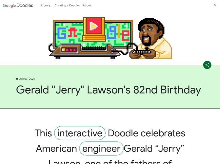 Screenshot of Google Game Maker