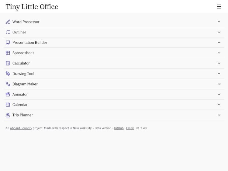 Screenshot of Tiny Little Office