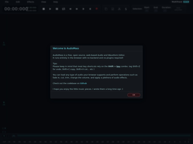 Screenshot of AudioMass