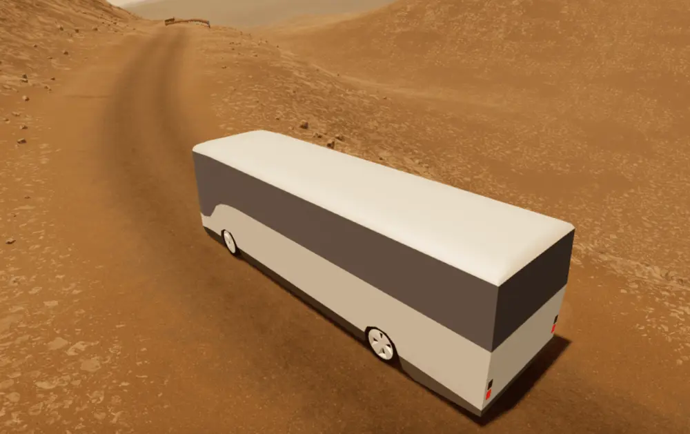 Driving a bus in Slow Roads