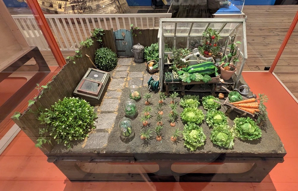 Wallace and Gromit's garden set