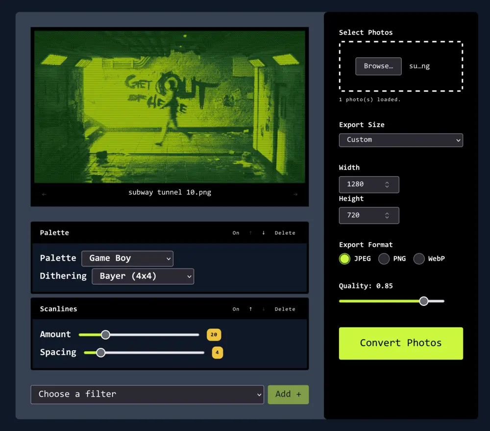 PhotoEditTools Example